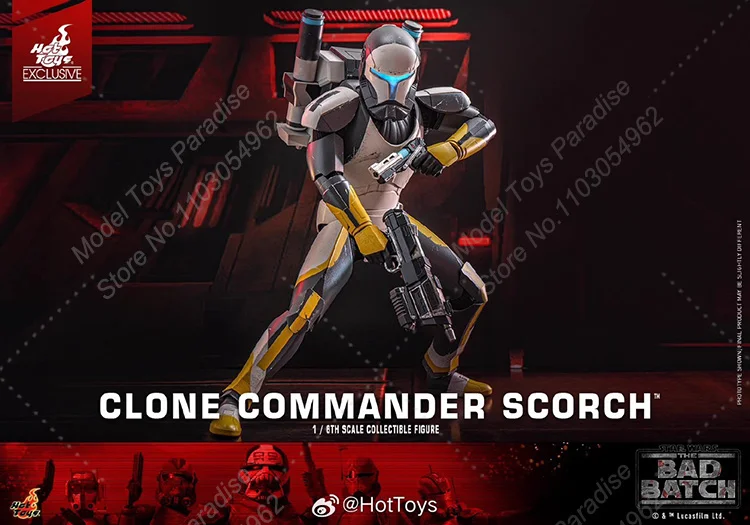 HOTTOYS HT TMS130 1/6  Star Wars Human Cloning Bad Batch Full Set 12inch Soldier Action Figure Collectible Toys Gifts