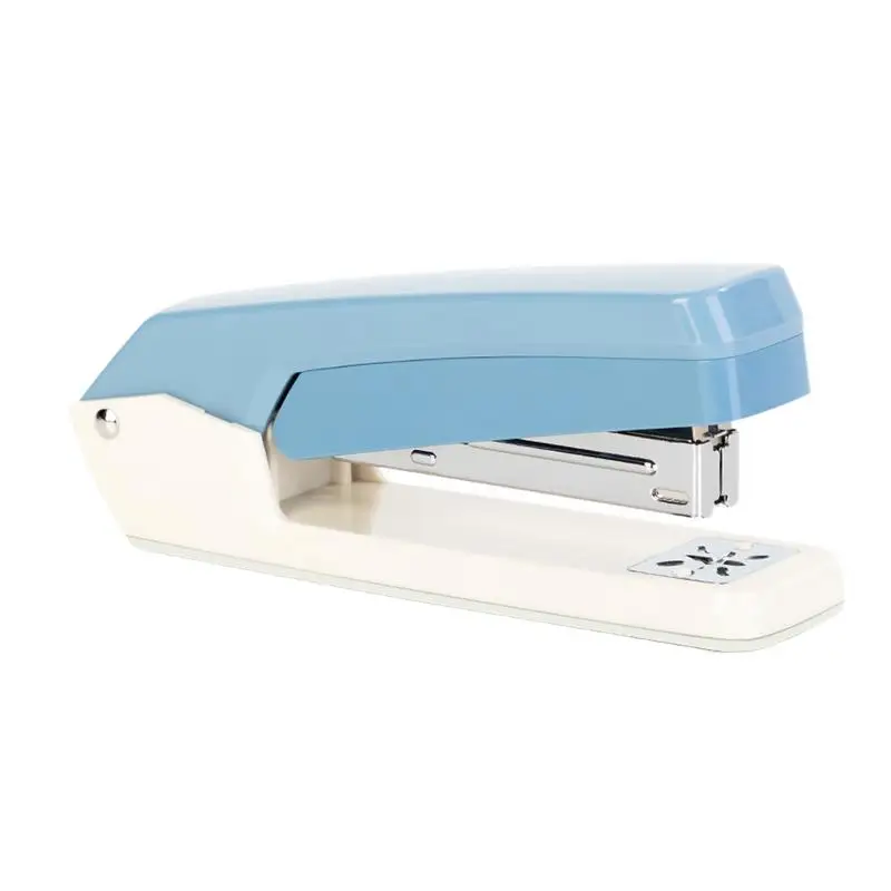

Desktop Stapler Long Stapler For Booklets 360 Degree Rotate Binding Accessories For Construction Crafting Packaging Warehouse