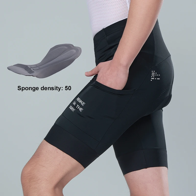 Pantaloni per biciclette per biciclette da uomo inbike Pro Summer Shorts Shock Abbigliamento in bicicletta per la bici da strada per la tasca