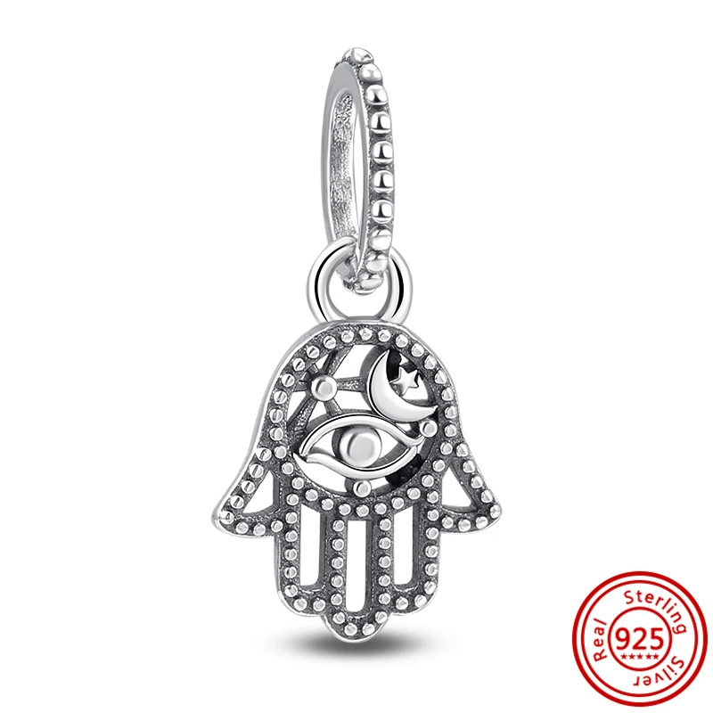 2026 New 925 Silver Charms Blue Handbag Heart Flower Teacup Beads Pendant DIY Bracelet Original Women Jewelry Surprise Gift