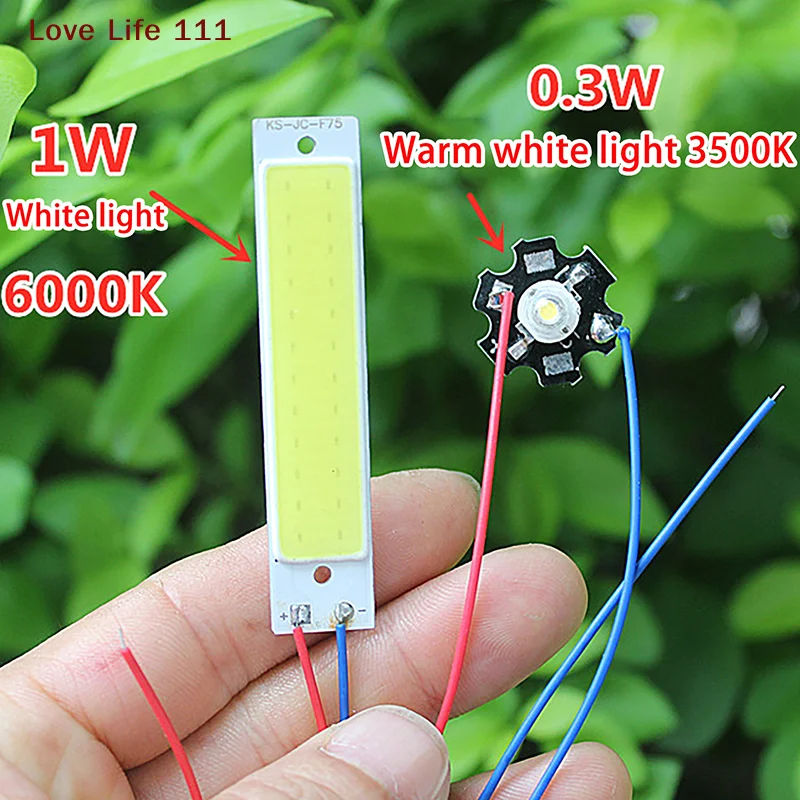 New Double LED Light Board With Control Switch DC 3.7-5V Flashlight Night Lighting Desk Lamp DIY Accessory