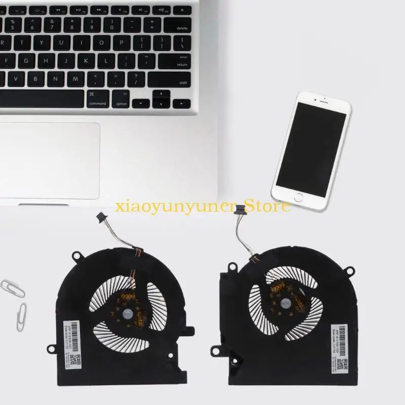 P9JB CPU GPU Radiator for DC 5V 4 pin 4-wires Laptop Cooler Fan For HPOMEN 15-EK TPN-Q236 Q238 M04215-001 M04216 M04217 M0421