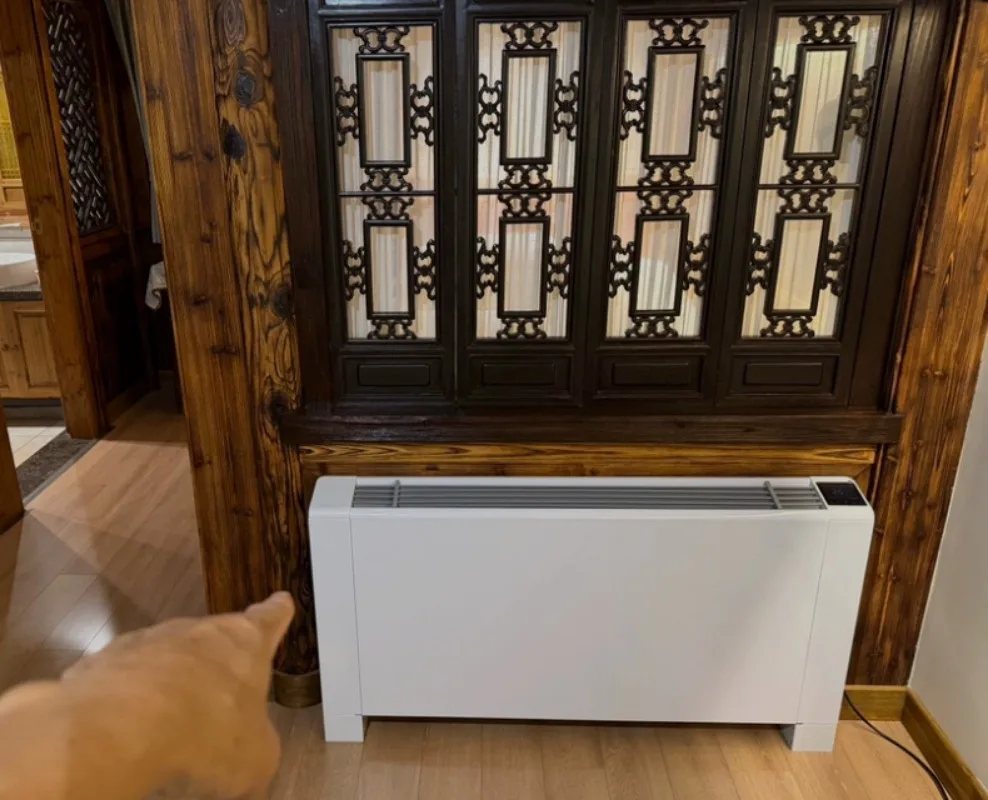 Ultra‑thin Vertical Concealed FCU, Chilled‑water Fan Coil Unit for Heating Cooling