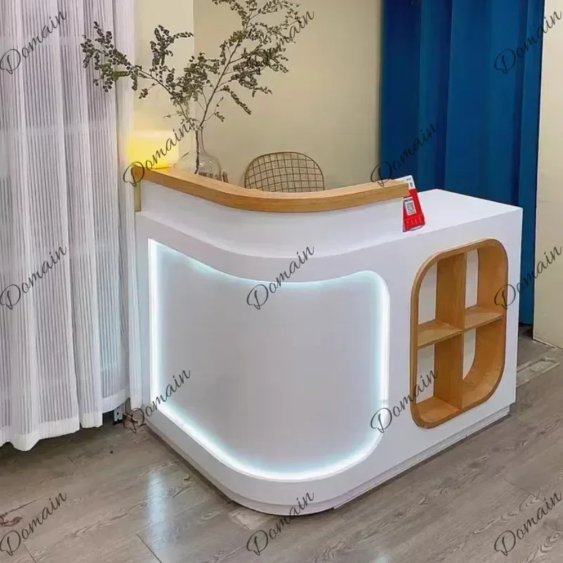 NXX Universal Vintage Reception Desks Professional Room Decor Beauty Safe Reception Desks Save Space Bureau Lounge Suite Furnitu