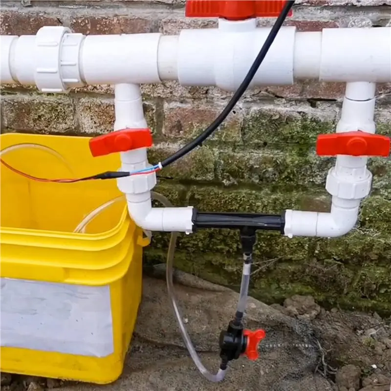 ABVJ-2X Irrigation Venturi Fertilizing Injector Kit - 3/4 Inch Mixer Injectors For Agriculture Water Drip Irrigation Tube
