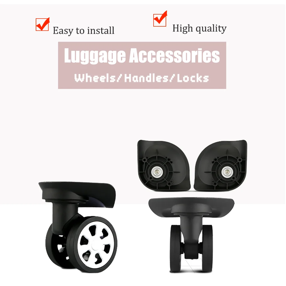 Durable Metal-Axle 360° Spinner Wheels – Rust-Resistant & Built to Last
