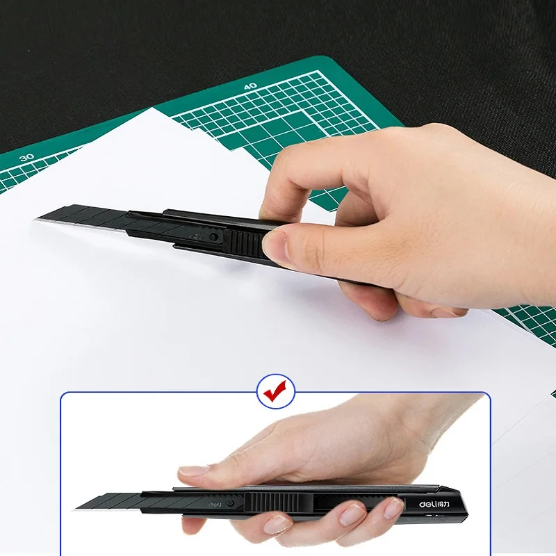 Deli Knife Art Cutter Removal Express Knife нож Portable Wallpaper Stationery Faca Paper Cutter WallpaperKnife Blade Self-lockin