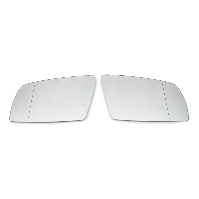 Left&Right Side Heated Wing Mirror Glass Wide Angle Rearview Mirror For BMW 5 Series E60 E61 E63 E64 2003-2008 view 3