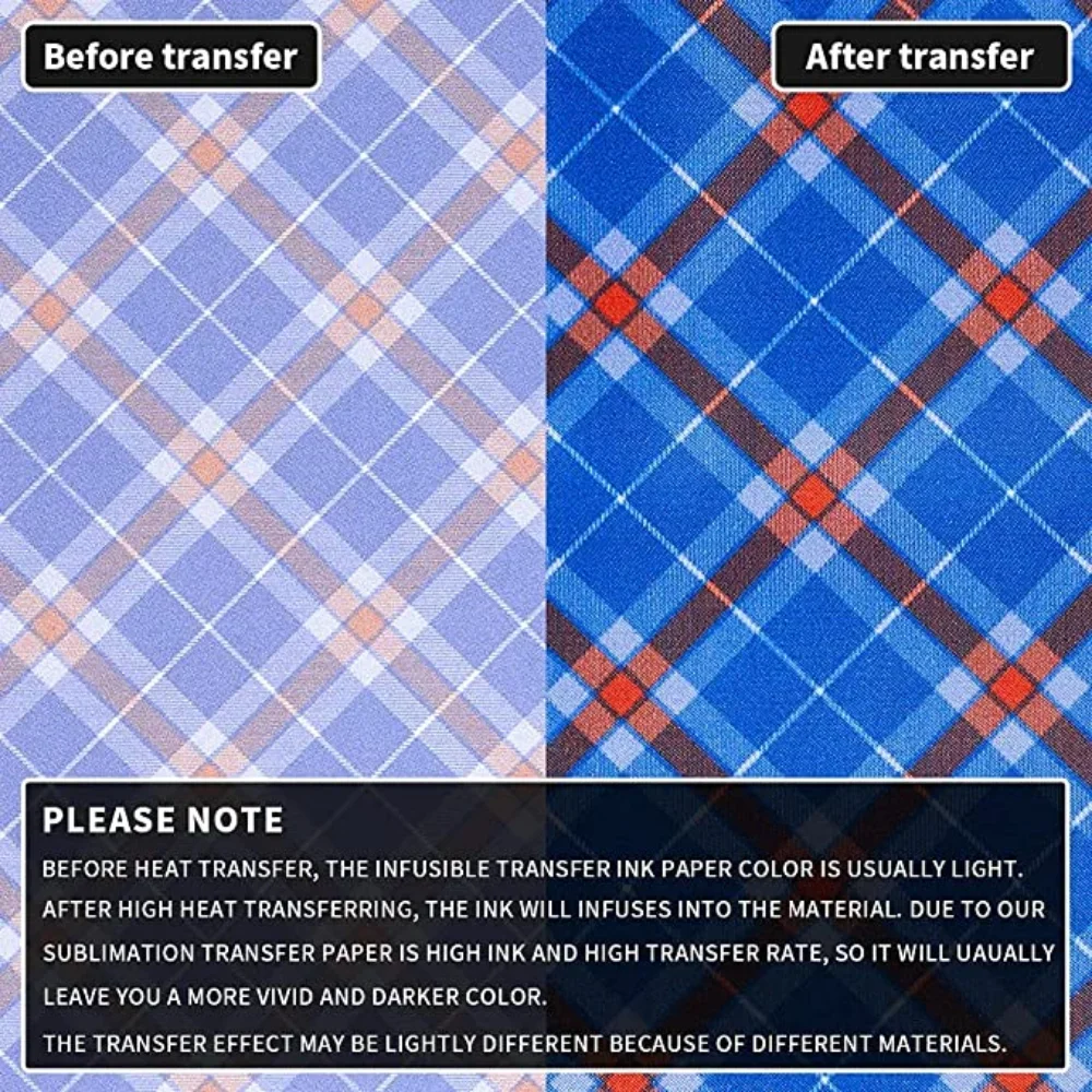 WOWOCUT Infusible Transfer Ink Sheets Colored Heat Transfer Paper 6 PCS 12X12" Sublimation Sheet Bulk for Machine DIY T-Shirts