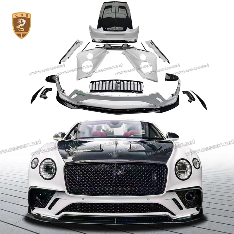 Para Bentley GT 2019 2020 2021 2022 2023 2024 MSY estilo ala trasera de coche Spolier cubierta de espejo trasero adhesivo tira de puerta protector de parachoques