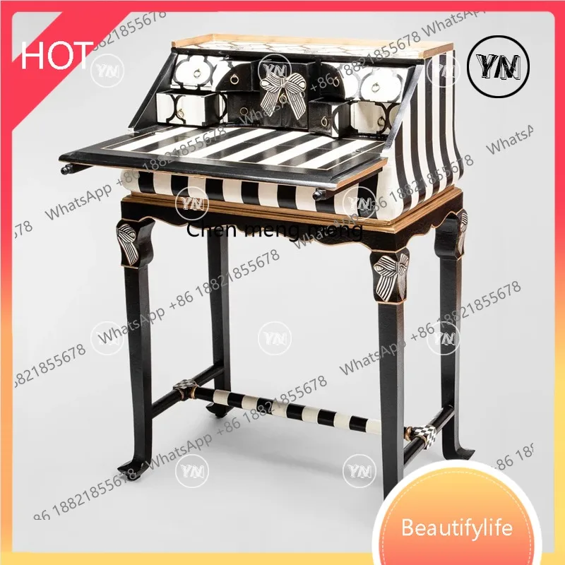 

A51 Solid wood chest, retro painted storage, porch cabinet, light luxury storage, home cabinet can be customized