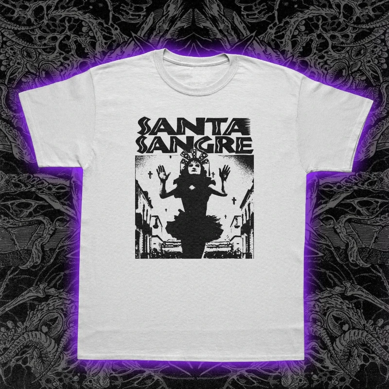 Santa Sangre T-Shirt Jodorowsky Cult Horror Movie Graphic Tee Surreal Film Men Fashion Casual Sports Short-sleeved Women