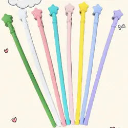 Replacement Star Silicone Straw Large Diameter Straw Party Supplies Long Straw for 40 oz 30 oz Cup Tumbler