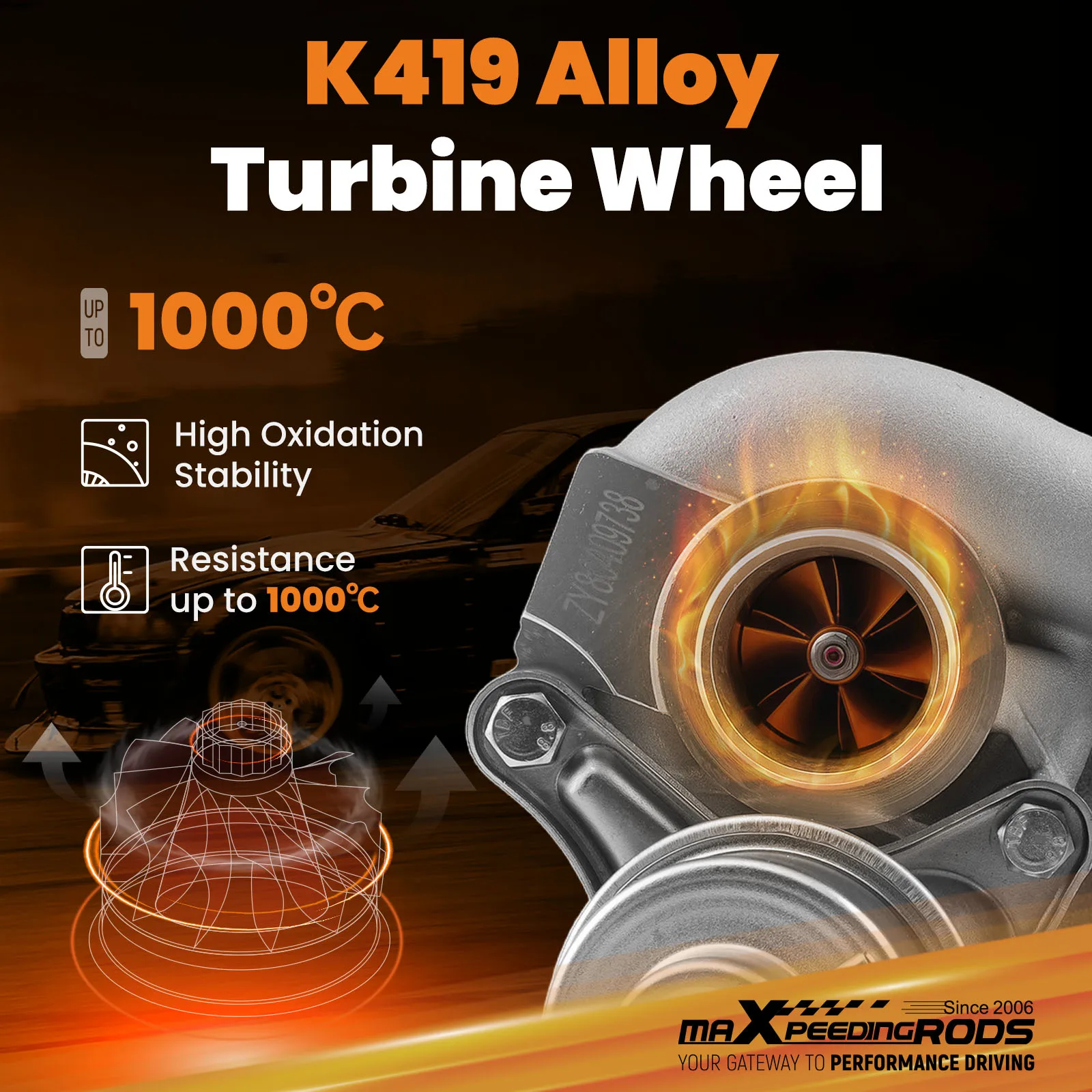 Turbocharger Billet Kiri untuk BMW 335i(E90/E91/E92/E93)(E82/E88) Mesin N54B30 3.0L 2006-2011 11657649290 11657593016