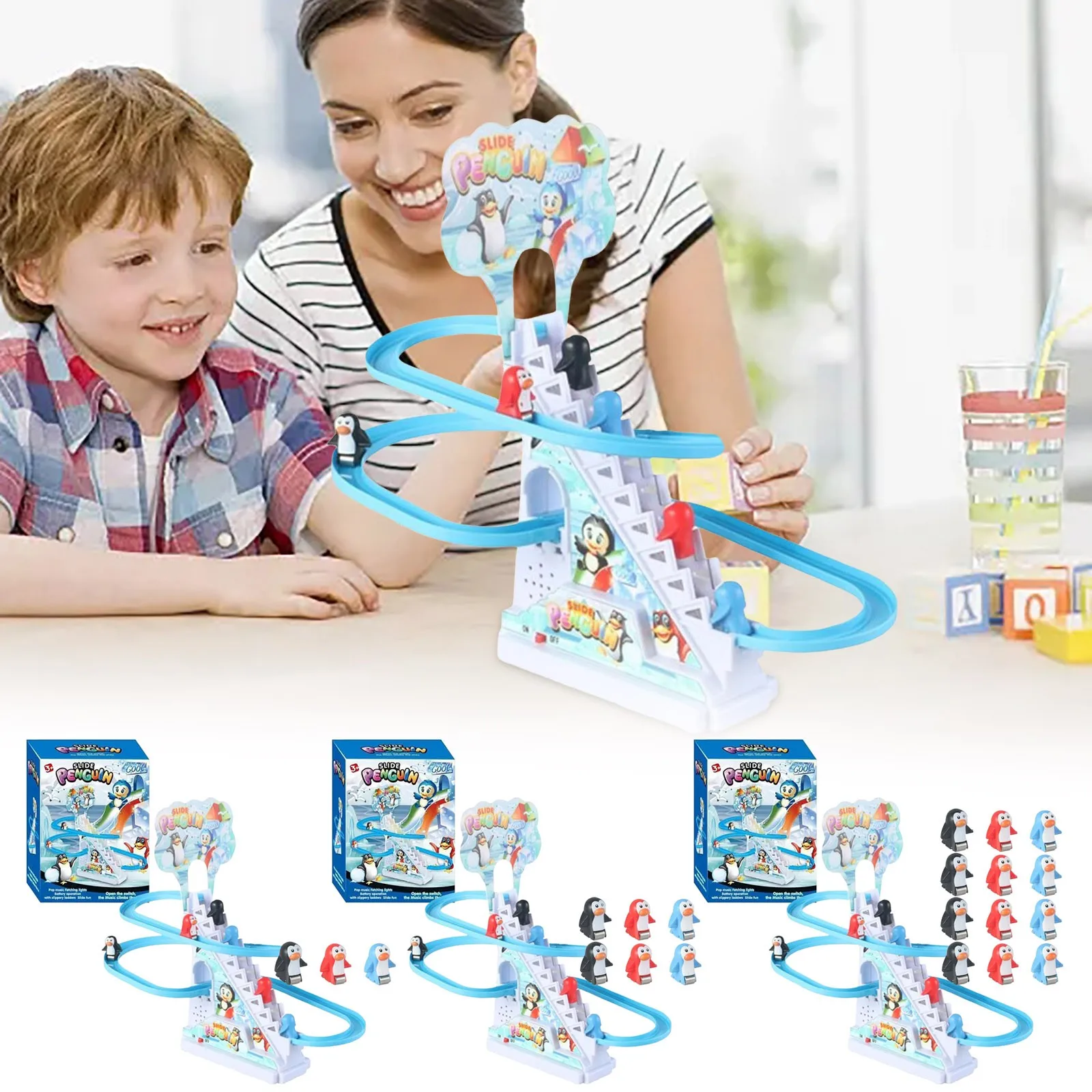 

Smelly Vial Penguin Race Game Playful Penguin Race Game Penguin Race Slide Penguin Race Track Toy Penguin Slide Toy Racing