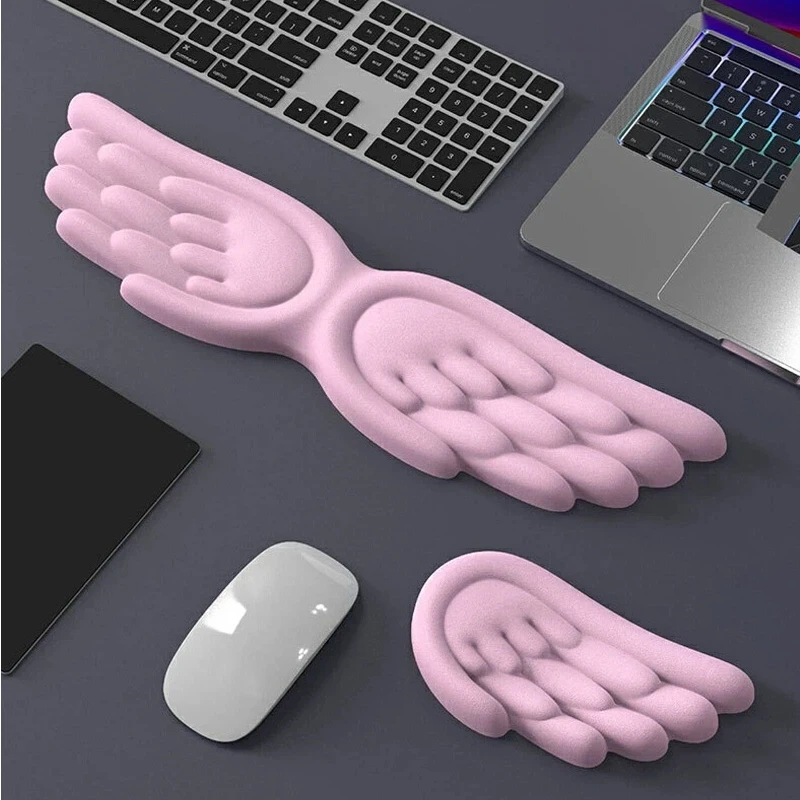 descanso-de-pulso-para-teclado-e-mouse-com-asas-de-anjo-antiderrapante-em-silicone-espuma-de-memoria-e-couro-pu-grande-para-meninas-mulheres-uso-em-escritorio-e-pc