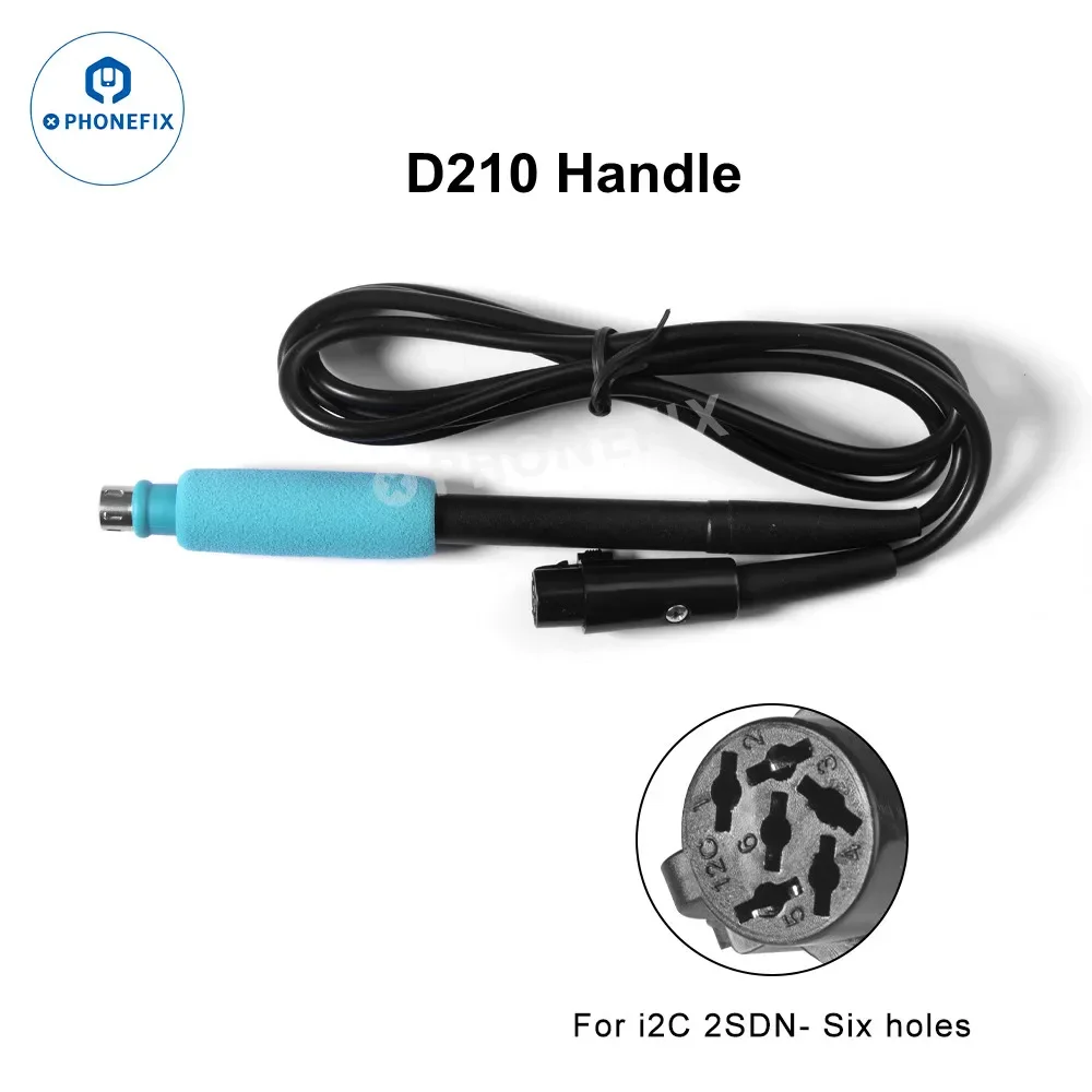 i2C Soldering Station Handle D115/ D210/D245 Support D210 D245 D115 Soldering Tip Welding Tools P30S/2SDN Welding Station Handle