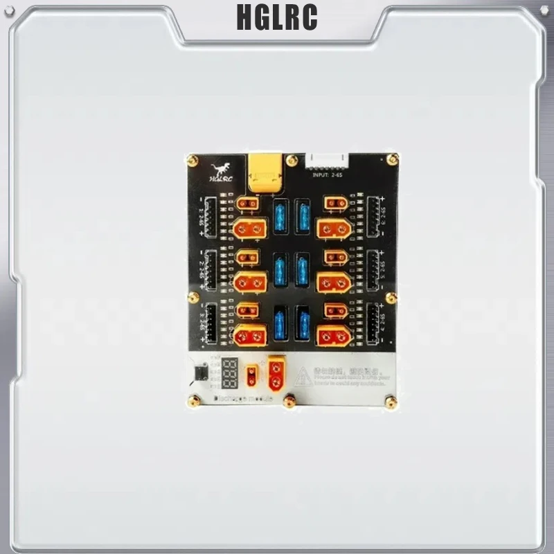 

HGLRC Thor 6 Pro Port LIPO Balance Charger Board 40A XT60 XT30 Plug 2-6S LIPO Discharger for IMAX B6 ISDT Q6 Nano HOTA D6 Pro P6