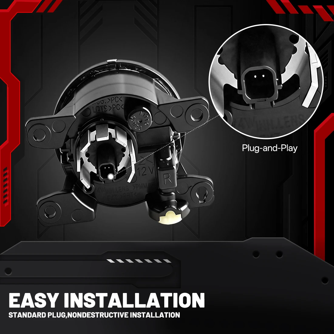1 Set LED DRL Fog Lamp For Ford RANGER T9 XL XLT 2023 2024 2025 Front Daytime Running Light Foglight Kit Dynamic Turn Signal 12V view 5