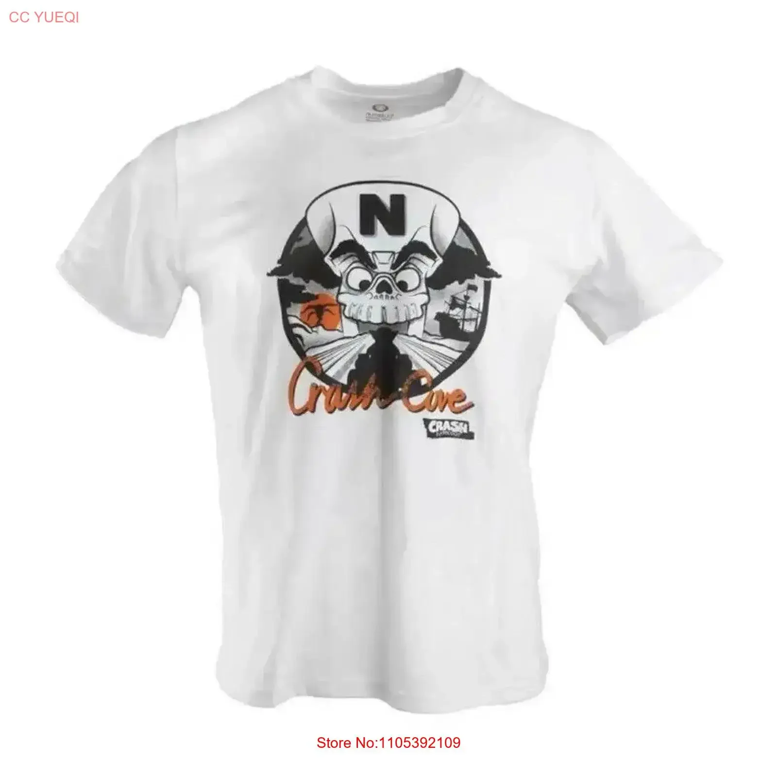 Camiseta Oficial Numskull CRASH TEAM RACING CTR Talla Pequeña S GAMING NUEVA SELLADA Vintage Lavada Suave Cómoda Versátil Casual