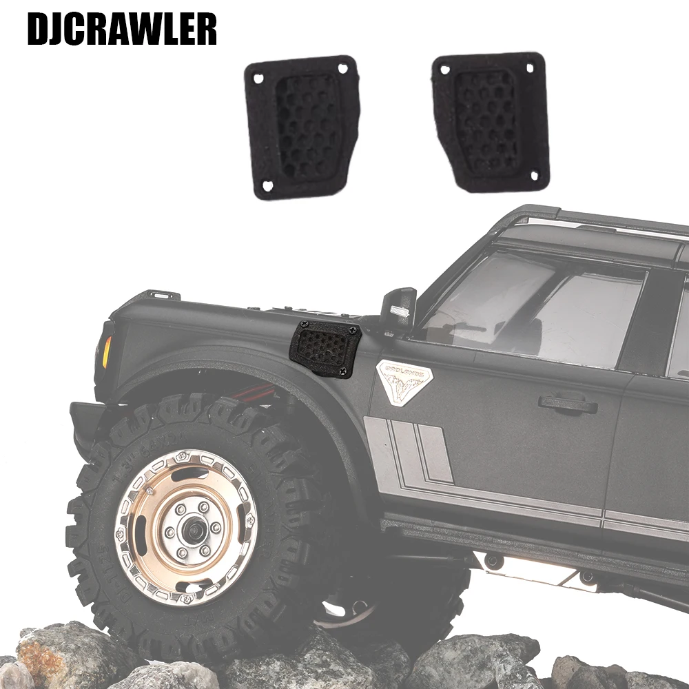 

DJC Black Standard Nylon Stereo Fender Radiator for TRX4M 1/18 BRONCO RC Car Upgrade Parts