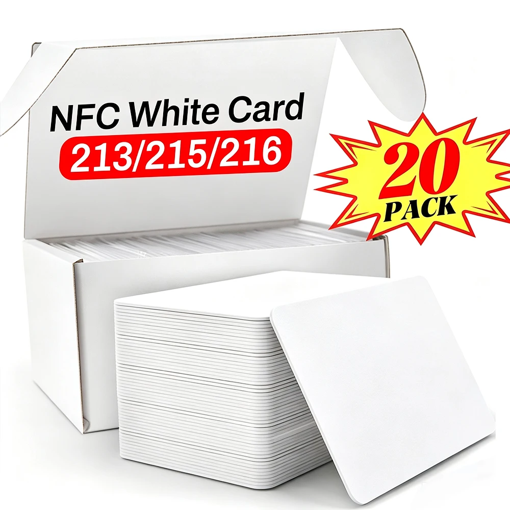 NFC Ntag213 PVC Blank RFID Cards Access Control Printable Card PVC Door Cards Ntag213 Ntag215 Ntag216 for All NFC Enabled Phones