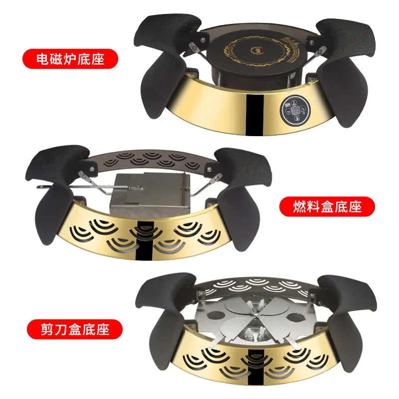 Special oven for grilling fish Commercial grilling fish stove Induction cooker Plug-in chain store Bullfrog pot High-end round