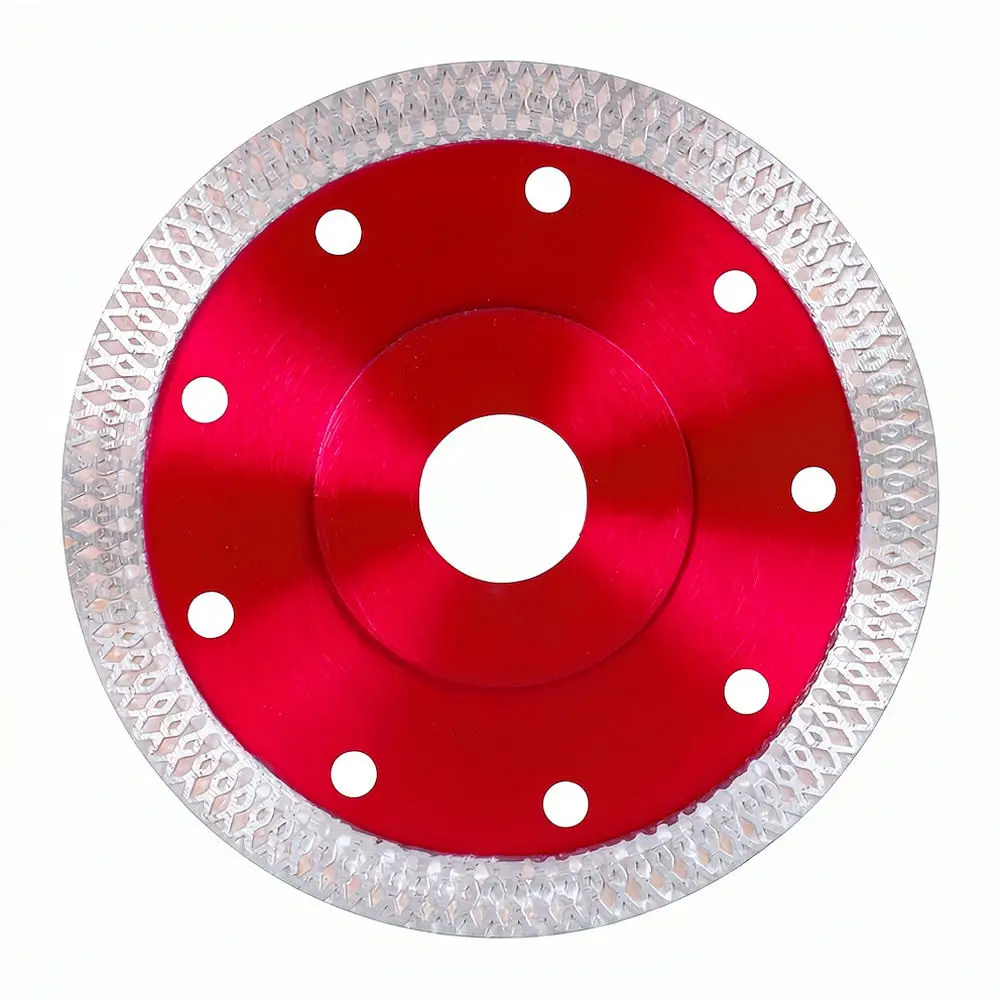115mm Diamond Blade With Flange For Ceramic Porcelain Tile Cutting Mesh Turbo Design Fast Cutting Power Tool Accessory Kit