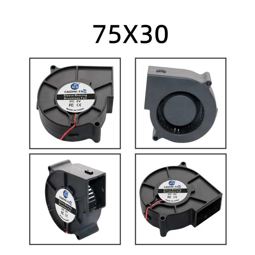 Ventilador sem escova, Ventilador do estojo, Ventilador do umidificador, Fogão de indução, Plugue USB, 30mm, 40mm, 50mm, 60mm, 75mm, 97mm