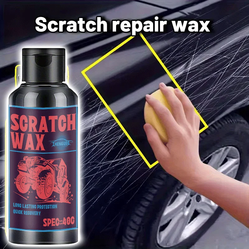 Car Scratch Repair Wax - Advanced Formula for Removing Light Scratches And Swirls to Restore Paint Shine