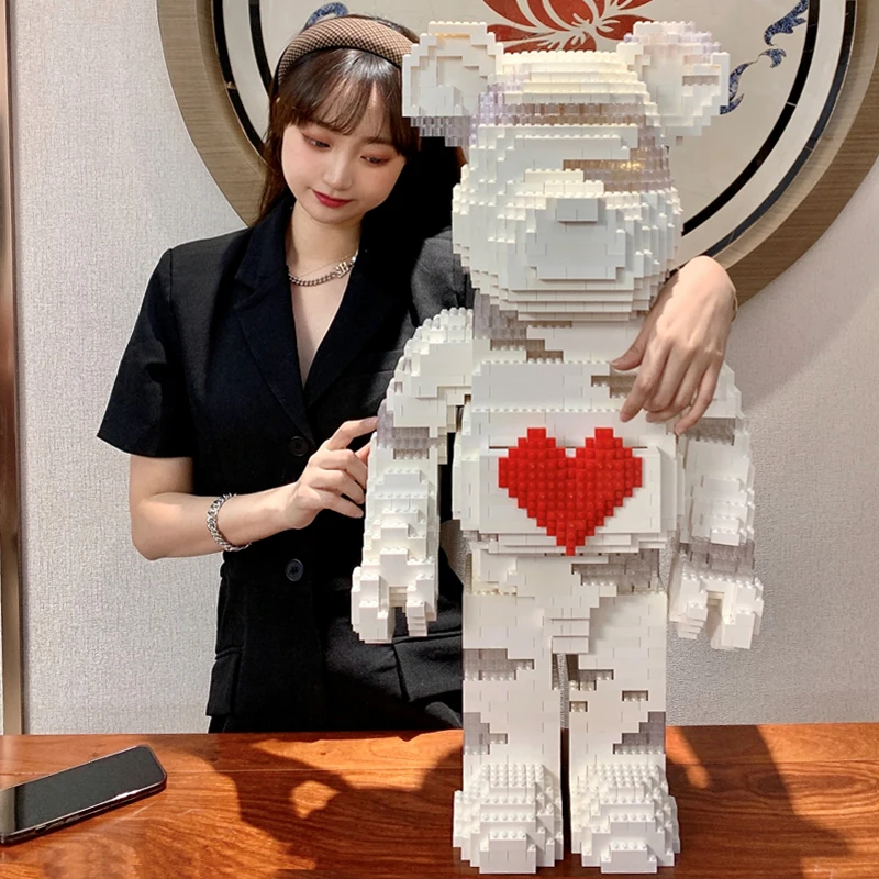 

Oversized violent bear big model decoration net celebrity bear Tanabata Gift Valentine's Day gift 3D toy model