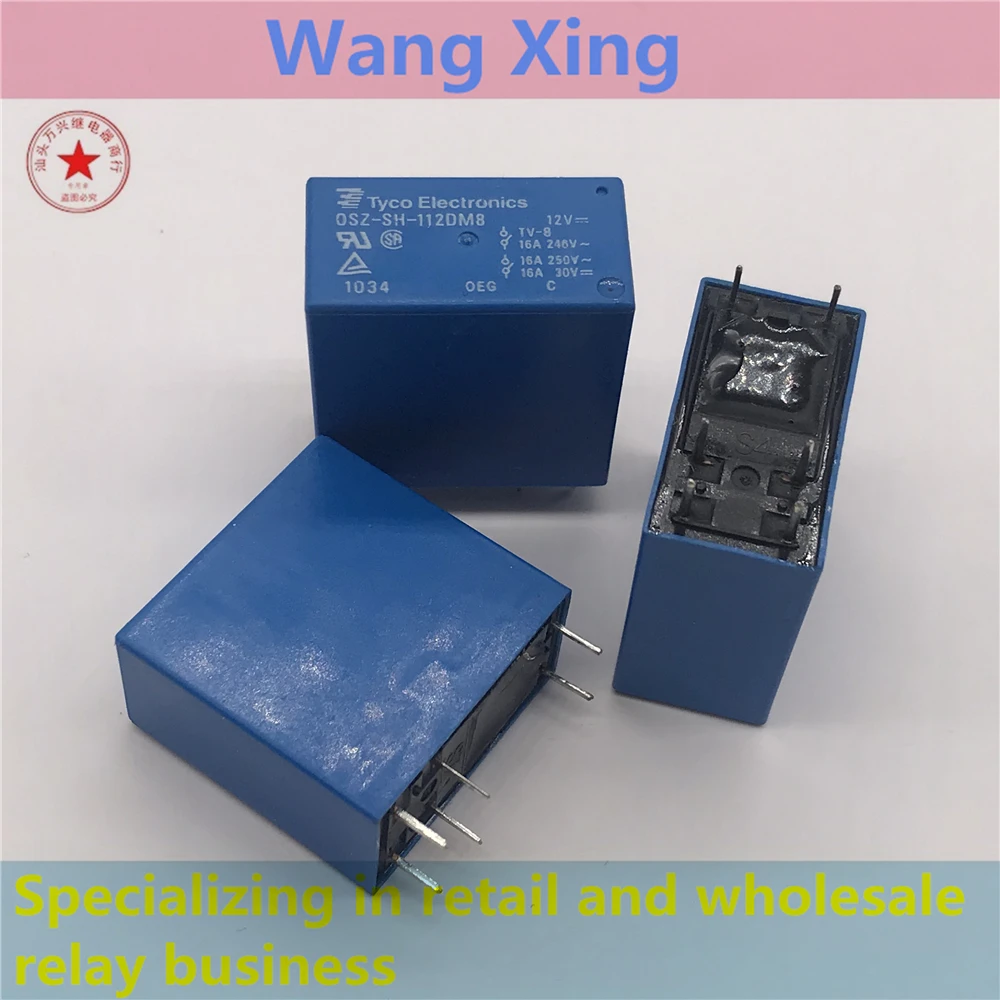 

OSZ-SH-112DM8 Electromagnetic Power Relay 6 Pins