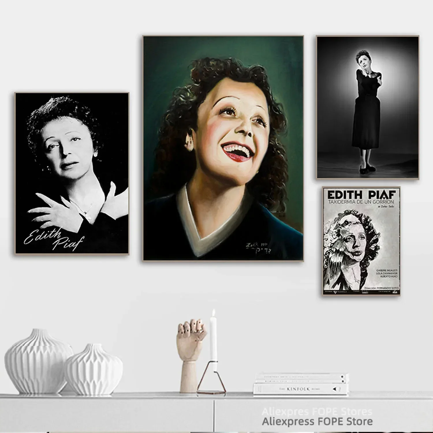 ملصقات ومطبوعات قماشية للديكور المنزلي ، ألبوم الموسيقى ، فرقة المغني ، نجمة الموسيقى ، لوحة حائط المشاهير ، لوحات الغرف