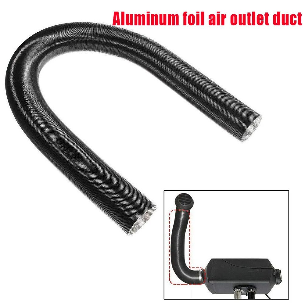 Flexible Aluminum Foil Heater Hose Intake Exhaust Corrugated Duct For Diesel Parking Heater Ventilation Pipe High Temperature