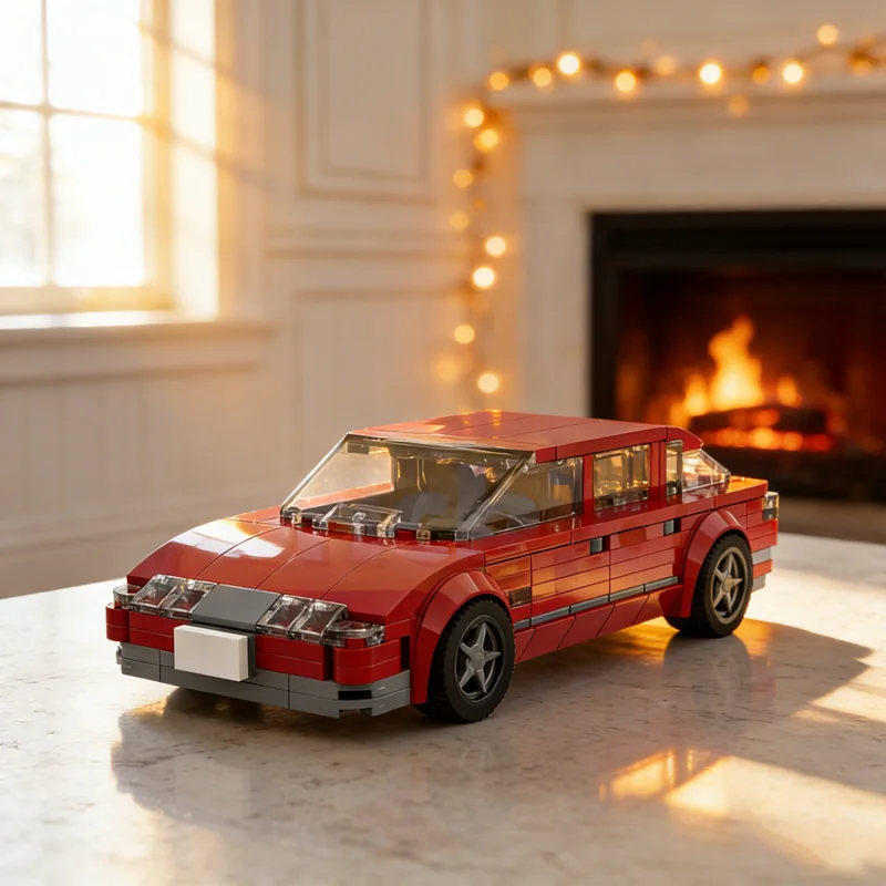 

290pcs MOC City Champions Renault Laguna II Model Building Blocks Architecture Christmas Gift Creative Idea Toys Education Brick