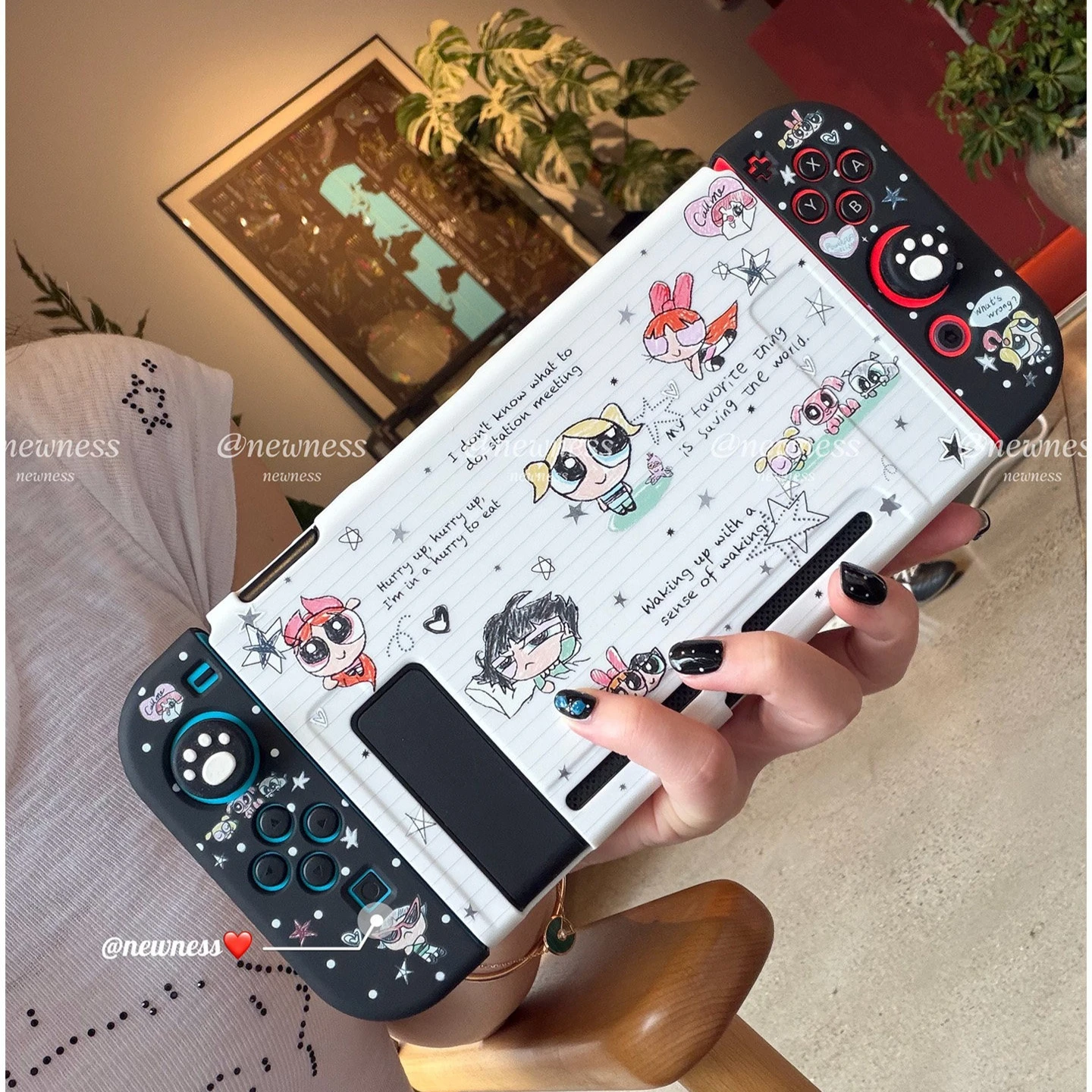 Protective Case for Nintendo Switch OLED and NS 2 Hard PC Split Non-Slip Shockproof Joy-Con Soft Shell Games Console Accessories