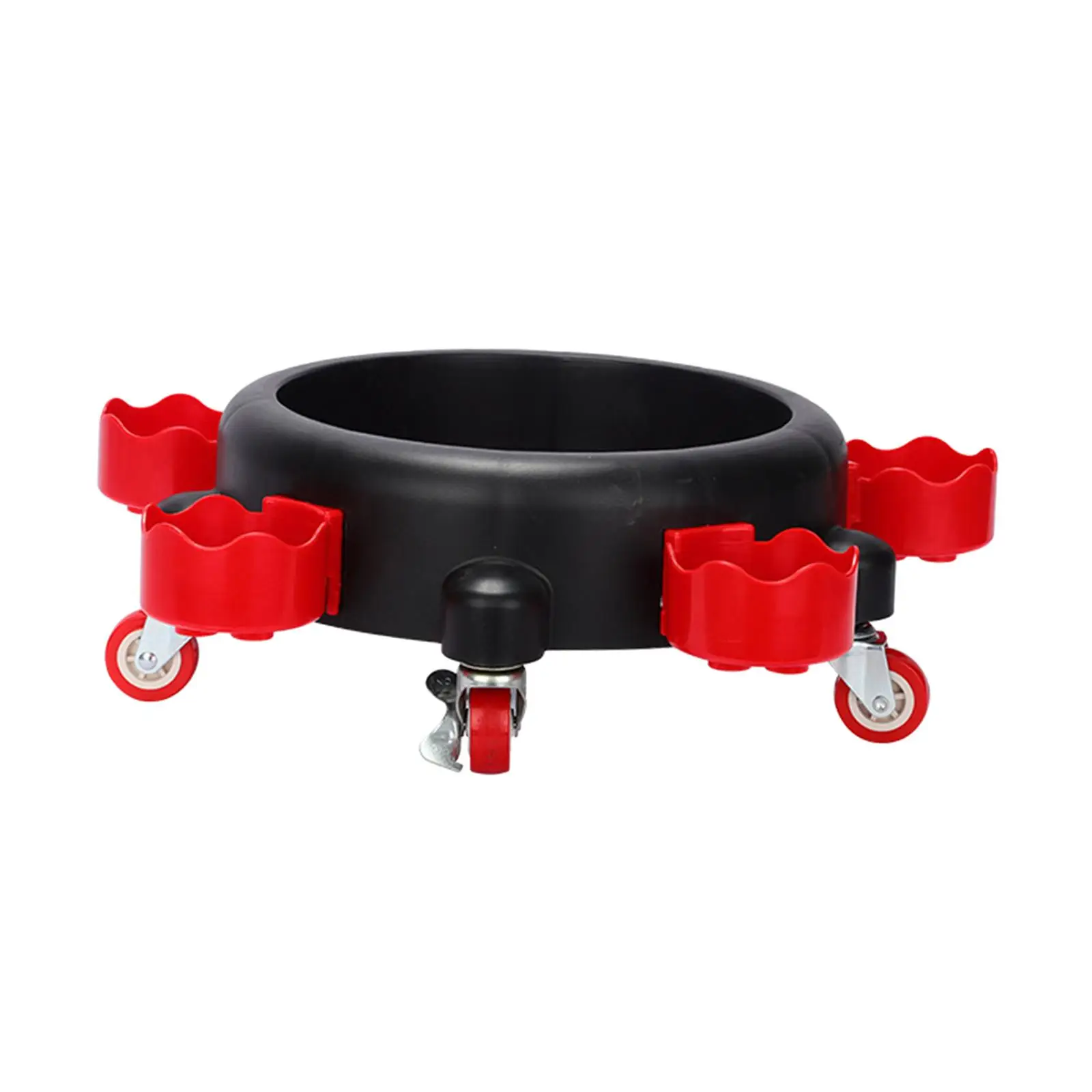 Bucket Dolly Removable 360 Degree Rolling Dolly Easy Push Car Wash Bucket Insert for Car Wash Painting Assistance Cleaners