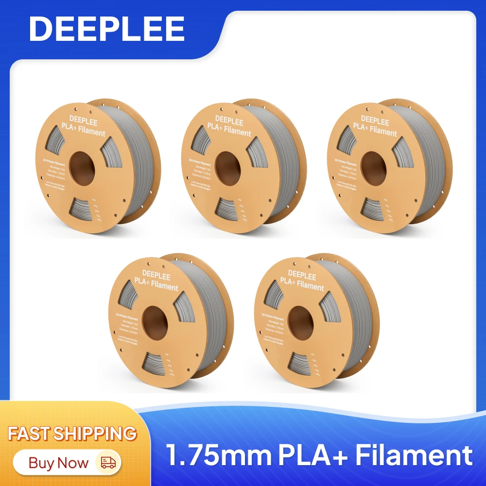 

DEEPLEE 5/10KG PLA+ Filament 1.75mm PLA Plus PLA+ 3D Printing Filament Fast Shipping Deeplee Filament 10KG