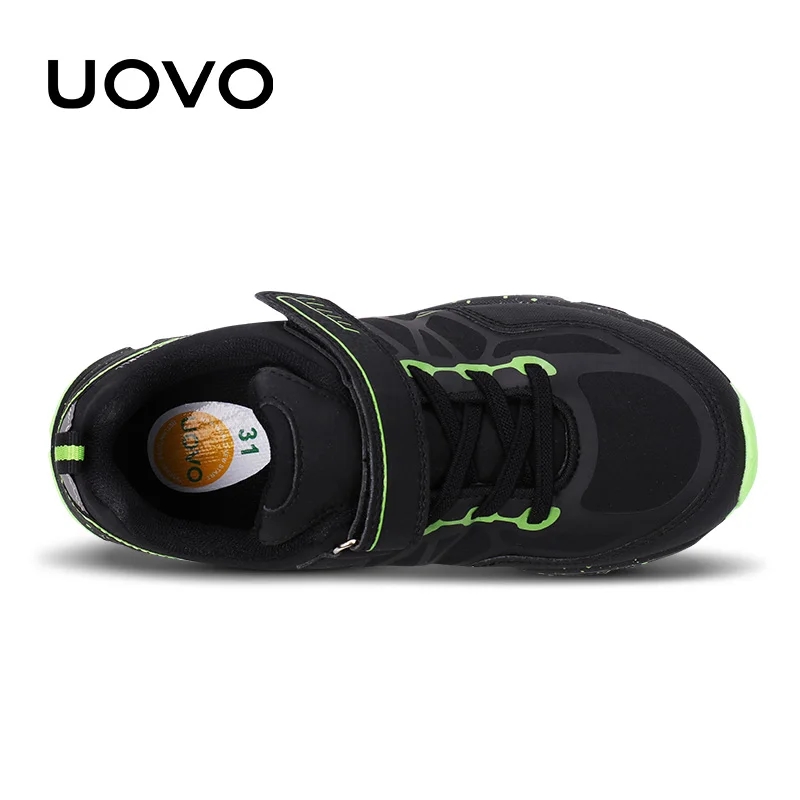 UOVO  Children\'s Fashion Sports Shoes Spring and Autumn Boys\' Running Leisure Breathable Outdoor Kids Sneak Lightweight Sneakers