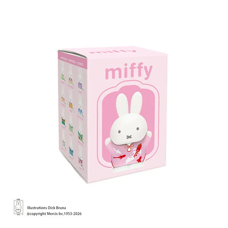 Neue Kawaii Miffy Cartoon Niedliche Original Blind Box Puppe Desktop-Dekoration Figur Geburtstagsgeschenk Spielzeug für Mädchen