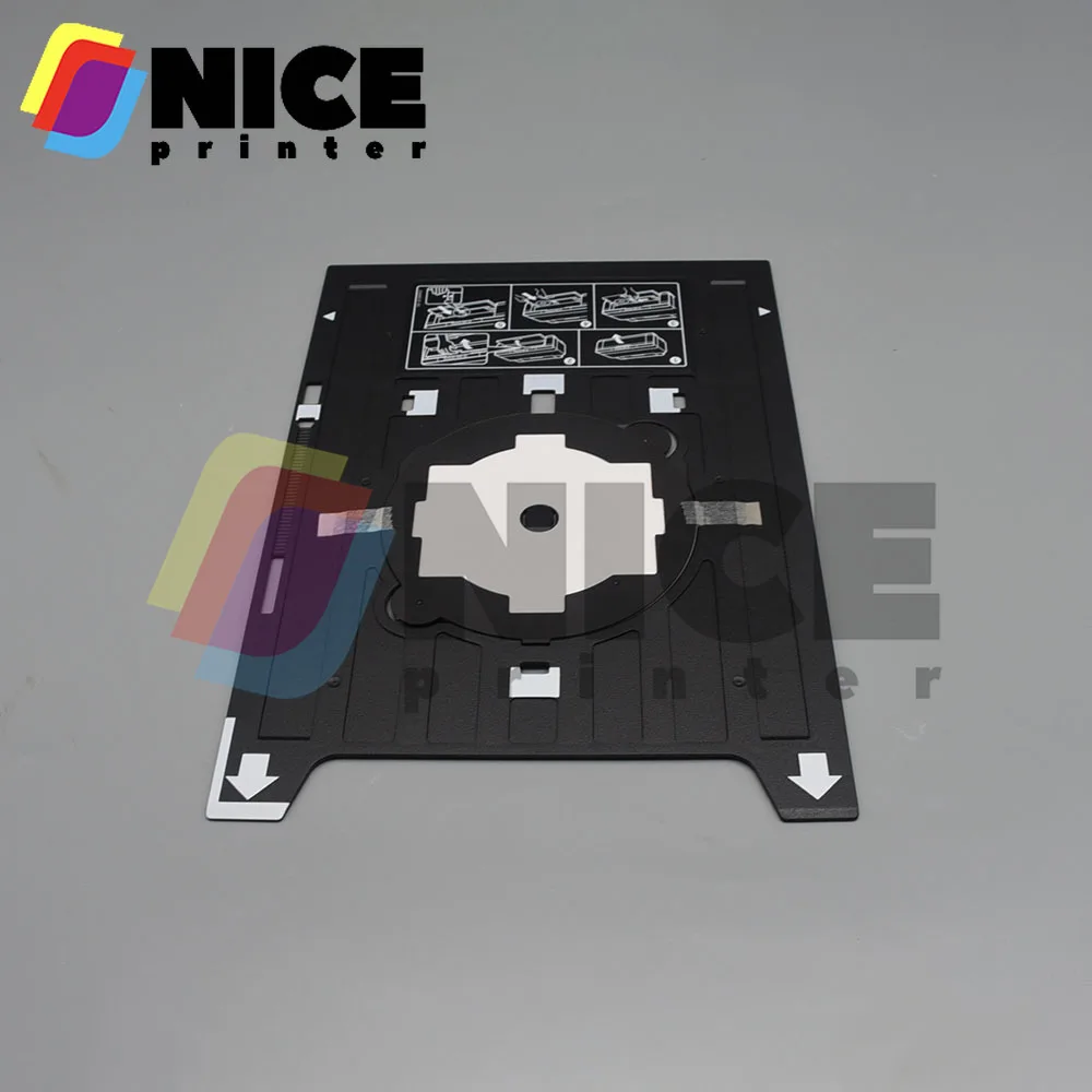CD DVD Printing Tray support for Epson R1900 R2400 R2000 R2880 R3000 G800 1400 1410 R800 G800 P600 P607 P608 R800 1390 Printers