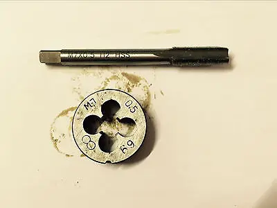 

1 шт. машинный метчик HSS M7 x 0,5 мм и 1 шт. плашка для нарезания резьбы M7 x 0,5 мм