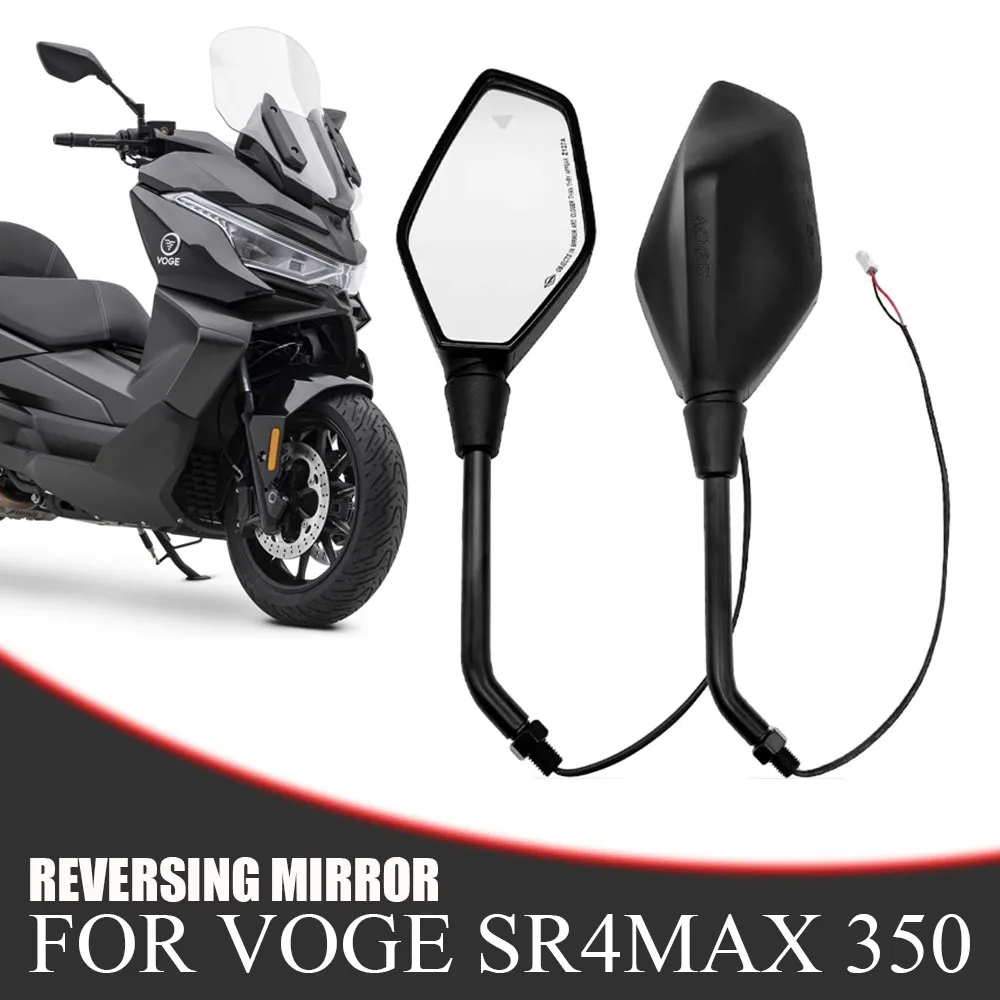 

New FOR VOGE SR4 MAX SR4MAX 350 Original Accessories High Quality Motorcycle Rear View Mirror Reflector With Light