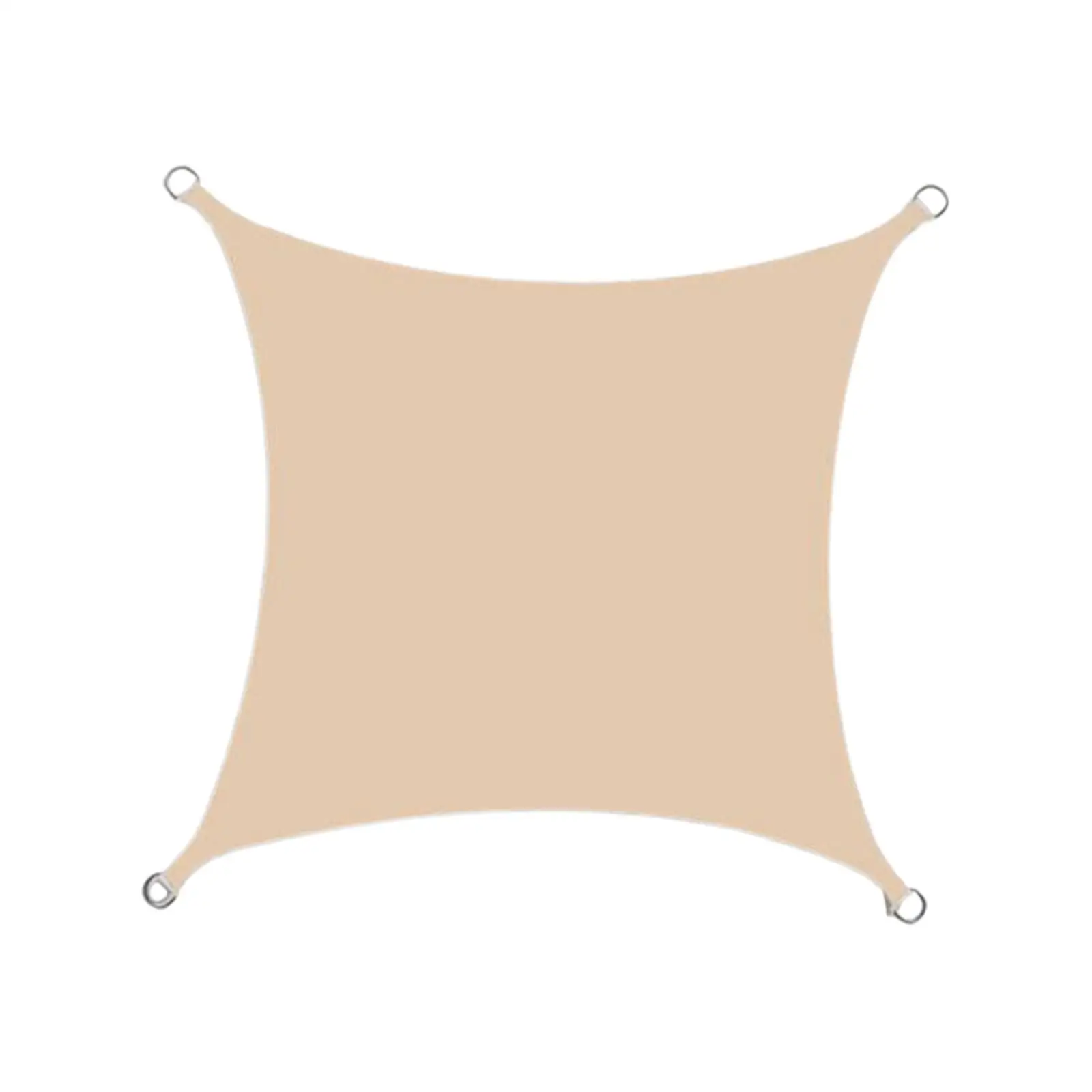 Outdoor Shade Canopy Rectangle Sail Waterproof Sun Cover for Patio Backyard Deck