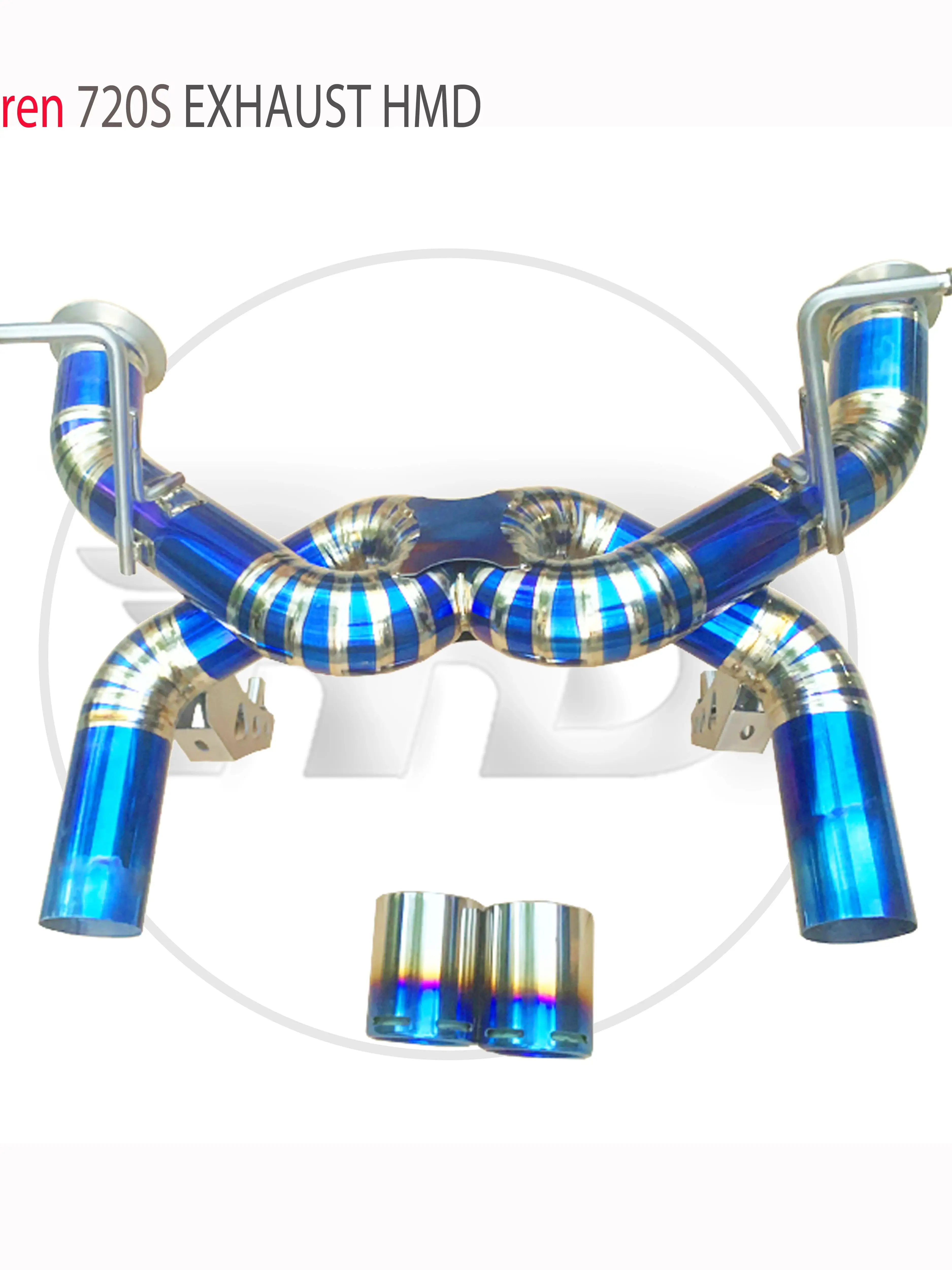 

HMD Titanium Alloy Exhaust Manifold Downpipe Is Suitable For McLaren 720S Refit 765LT Style Auto Modification Parts Valve