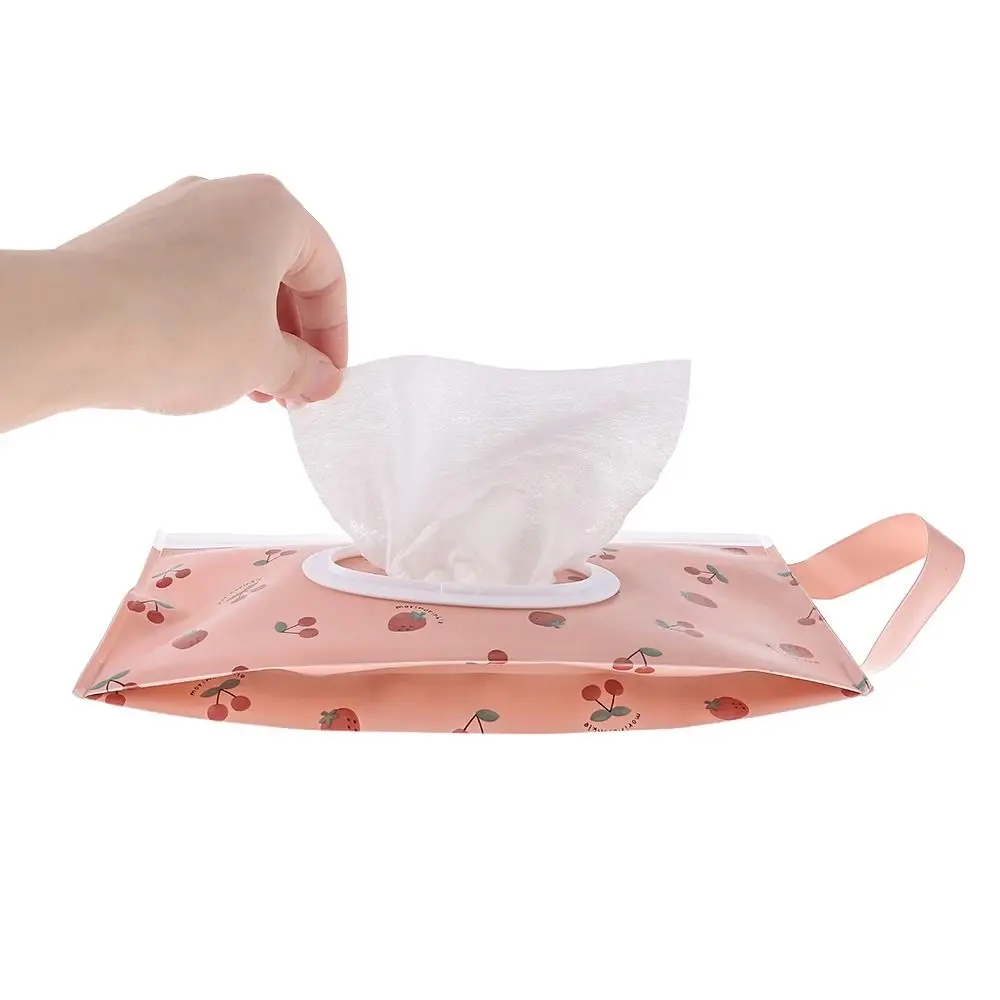 Reusable EVA Wet Wipes Bag Flip Cover With Buckle Wipes Holder Case Wet Wipe Pouch Product