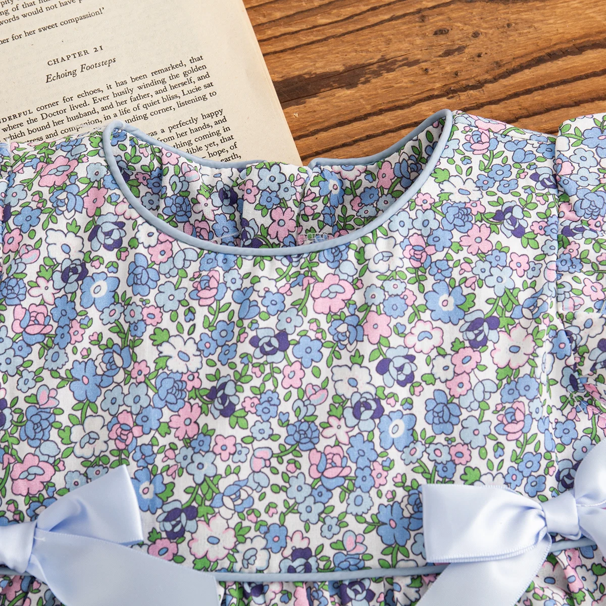 Gaun Bayi Perempuan Kerah Bula - Baby Clothing Korea ulasan dan harga