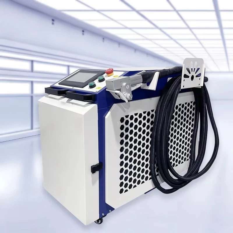Portable Laser Cleaning Machine 200W 2000W Handheld Laser Rust Remover Industrial Laser Cleaner With Wheels