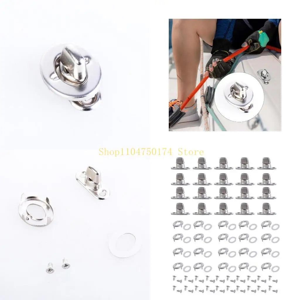 

20pcs Twist Lock Fasteners With Eyelets And Studs Accessory for Canvas Use top sale