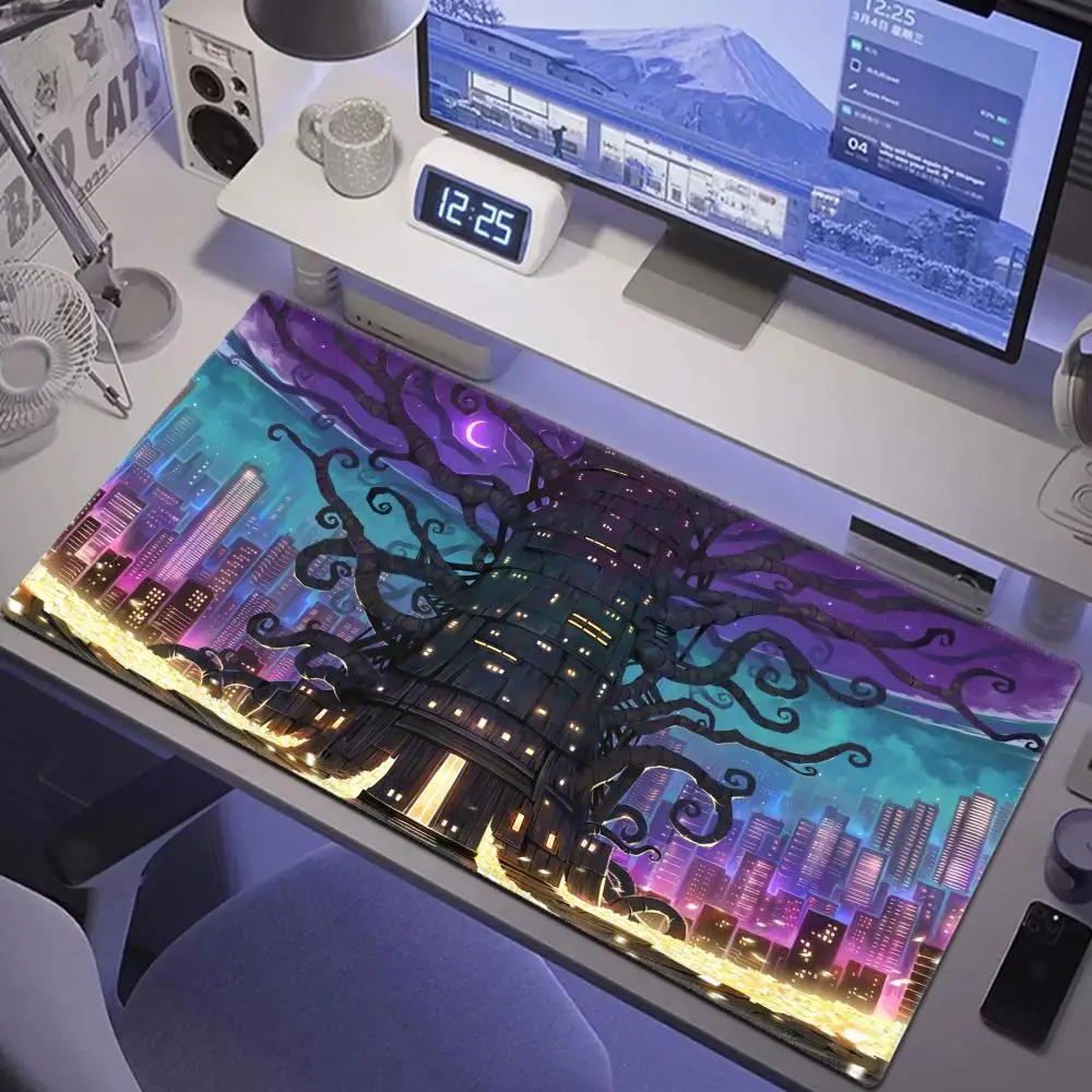 Library Of Ruina Gaming Mouse Pad Large Mouse Pad PC Gamer Computer Mouse Mat Big Mousepad Silicone Keyboard Desk Mat Mause Pad